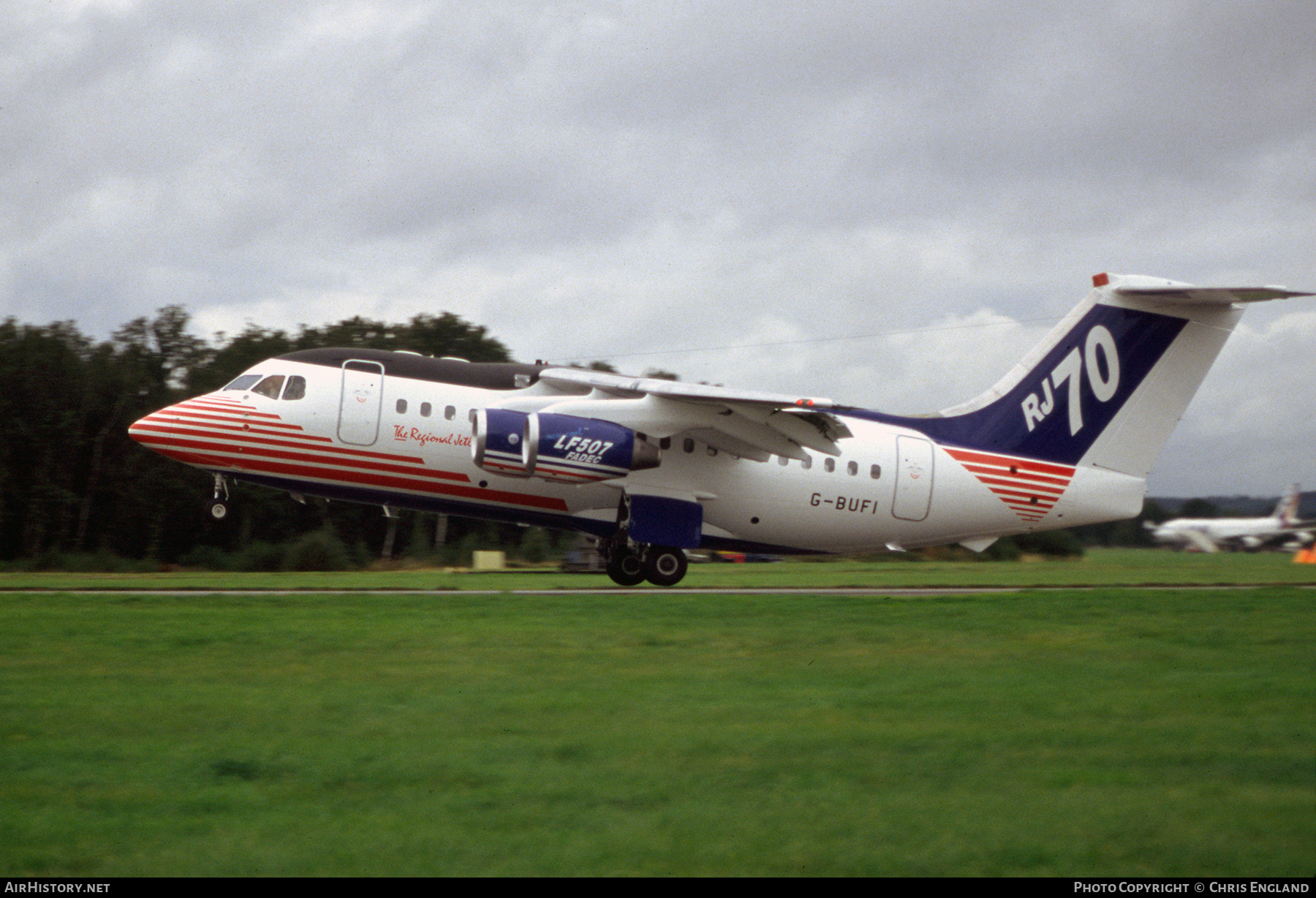 Aircraft Photo of G-BUFI | British Aerospace Avro 146-RJ70 | British Aerospace | AirHistory.net #458532