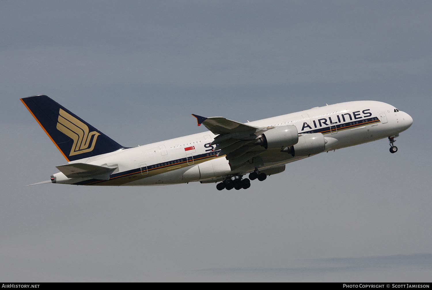 Aircraft Photo of 9V-SKH | Airbus A380-841 | Singapore Airlines | AirHistory.net #458545