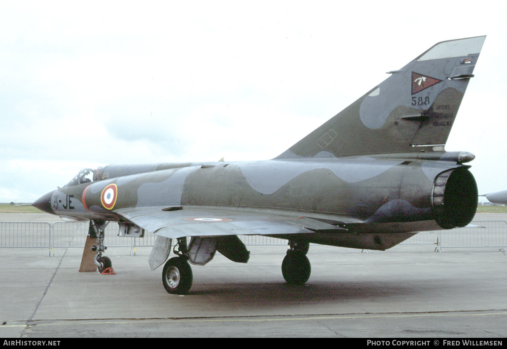 Aircraft Photo of 588 | Dassault Mirage IIIE | France - Air Force | AirHistory.net #458571