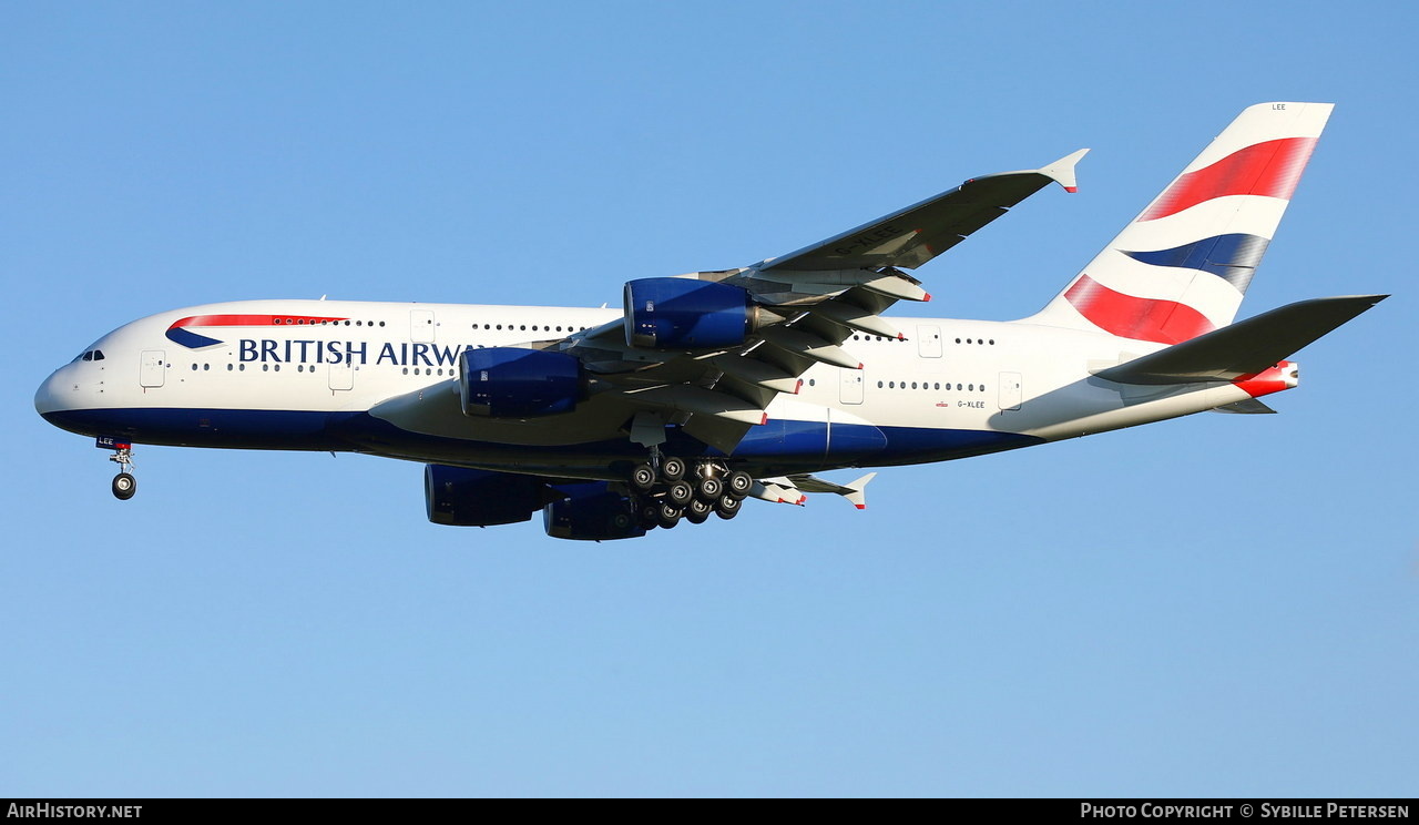 Aircraft Photo of G-XLEE | Airbus A380-841 | British Airways | AirHistory.net #458582