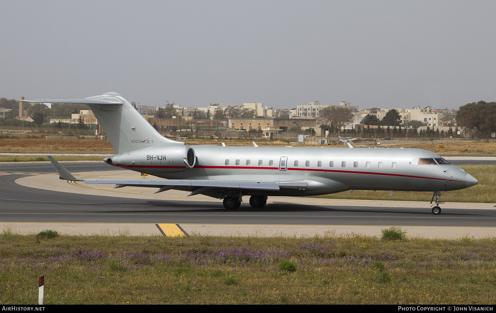 Aircraft Photo of 9H-VJH | Bombardier Global 6000 (BD-700-1A10) | VistaJet | AirHistory.net #458616