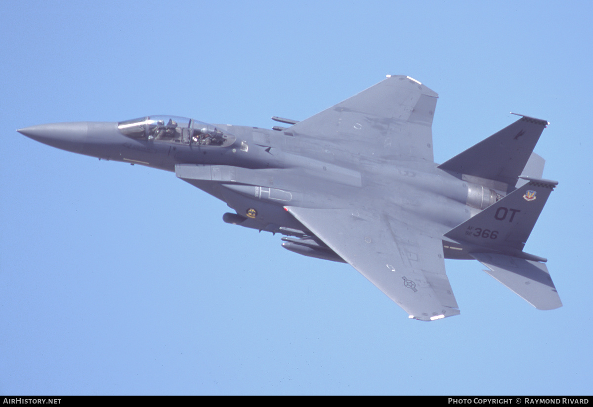 Aircraft Photo of 92-0366 / AF92-366 | Boeing F-15E Strike Eagle | USA - Air Force | AirHistory.net #458620