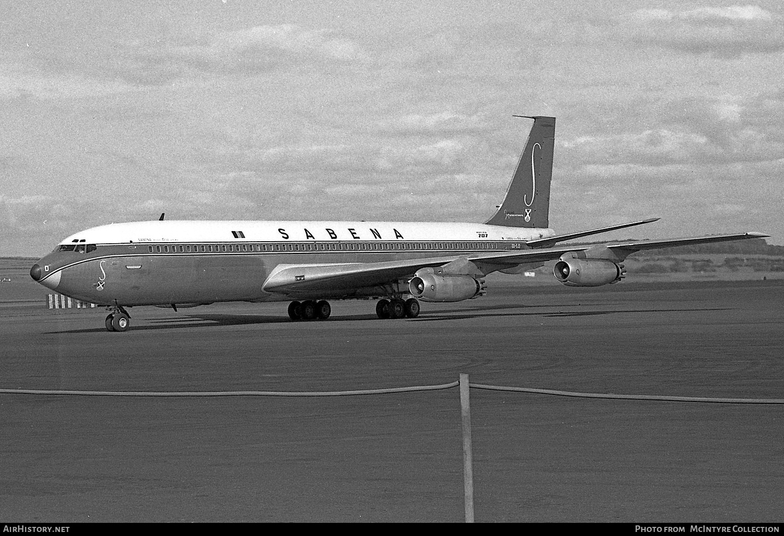 Aircraft Photo of OO-SJD | Boeing 707-329 | Sabena | AirHistory.net #458621