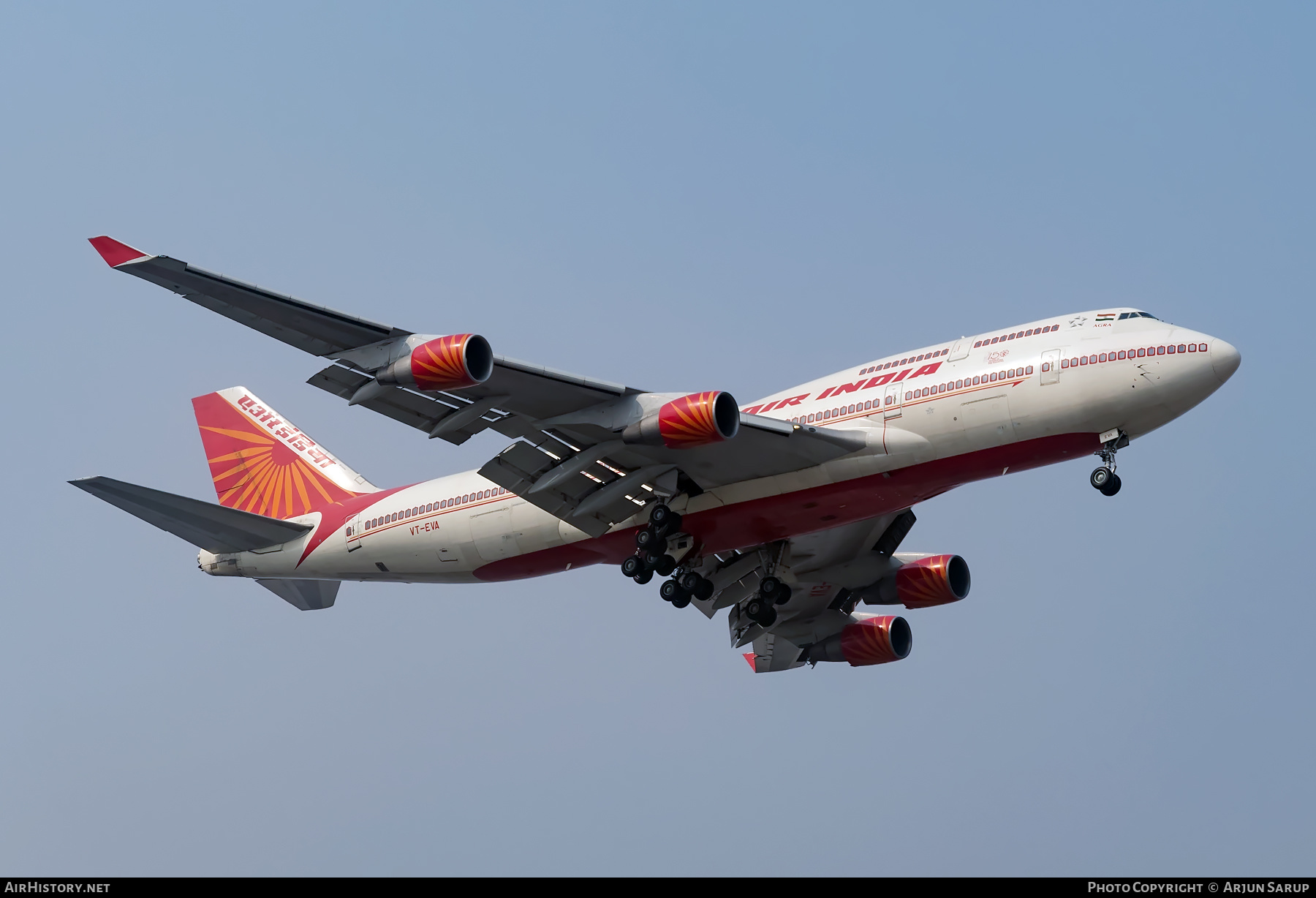 Aircraft Photo of VT-EVA | Boeing 747-437 | Air India | AirHistory.net #458654