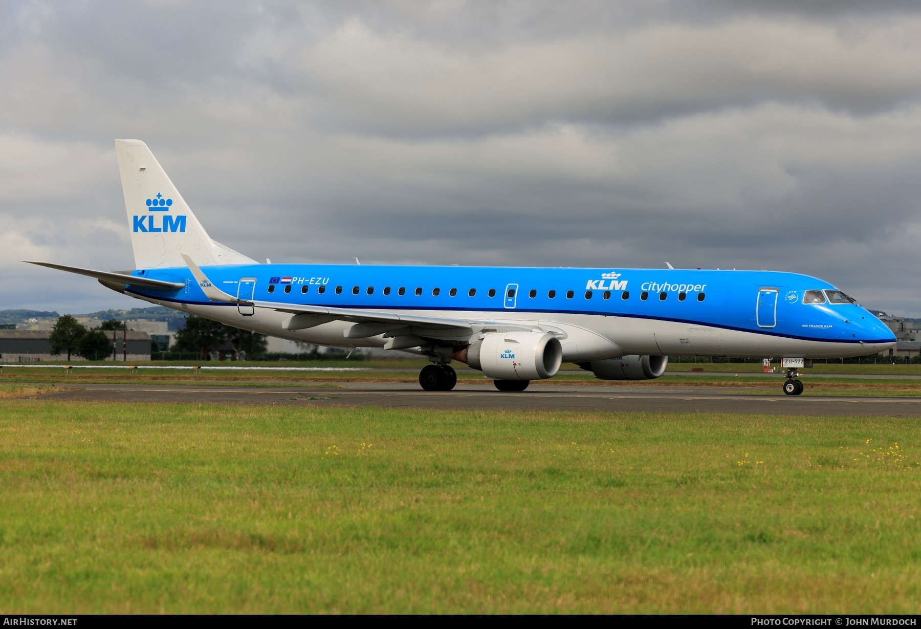 Aircraft Photo of PH-EZU | Embraer 190STD (ERJ-190-100STD) | KLM Cityhopper | AirHistory.net #458666