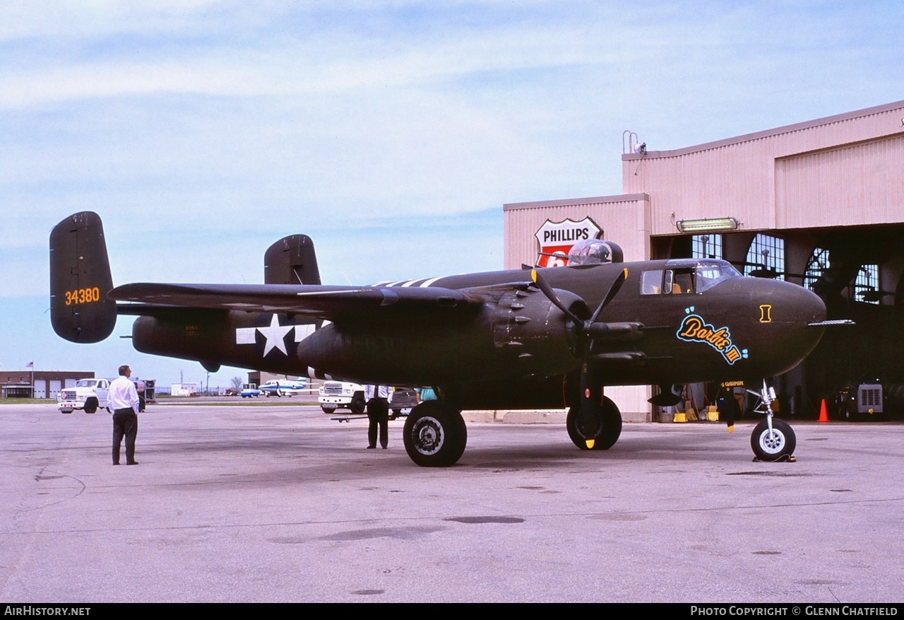 Aircraft Photo of N5548N / 34380 | North American B-25H Mitchell | USA - Air Force | AirHistory.net #458707