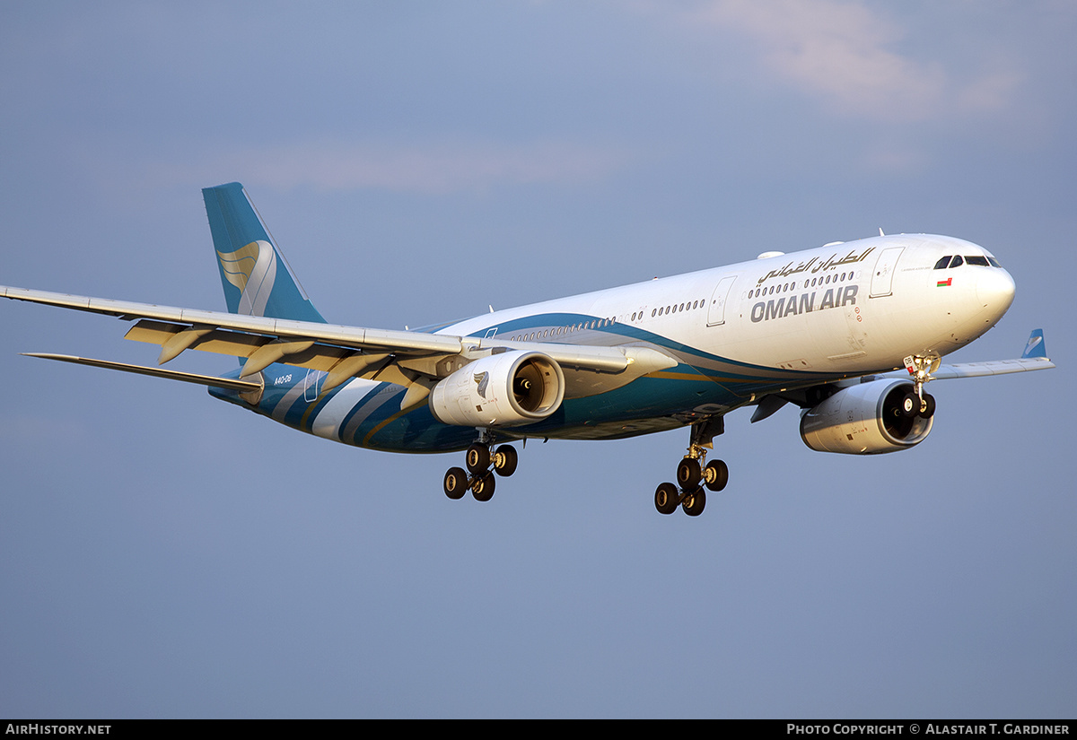 Aircraft Photo of A4O-DB | Airbus A330-343 | Oman Air | AirHistory.net #458718