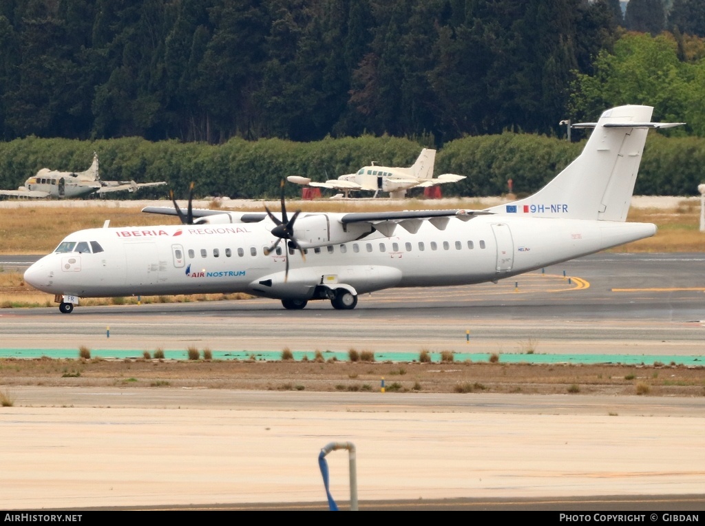 Aircraft Photo of 9H-NFR | ATR ATR-72-600 (ATR-72-212A) | Iberia Regional | AirHistory.net #458728