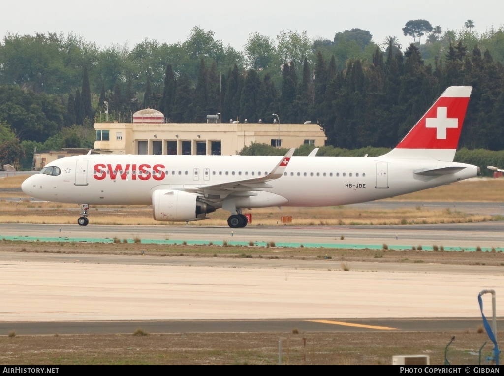 Aircraft Photo of HB-JDE | Airbus A320-271N | Swiss International Air Lines | AirHistory.net #458729