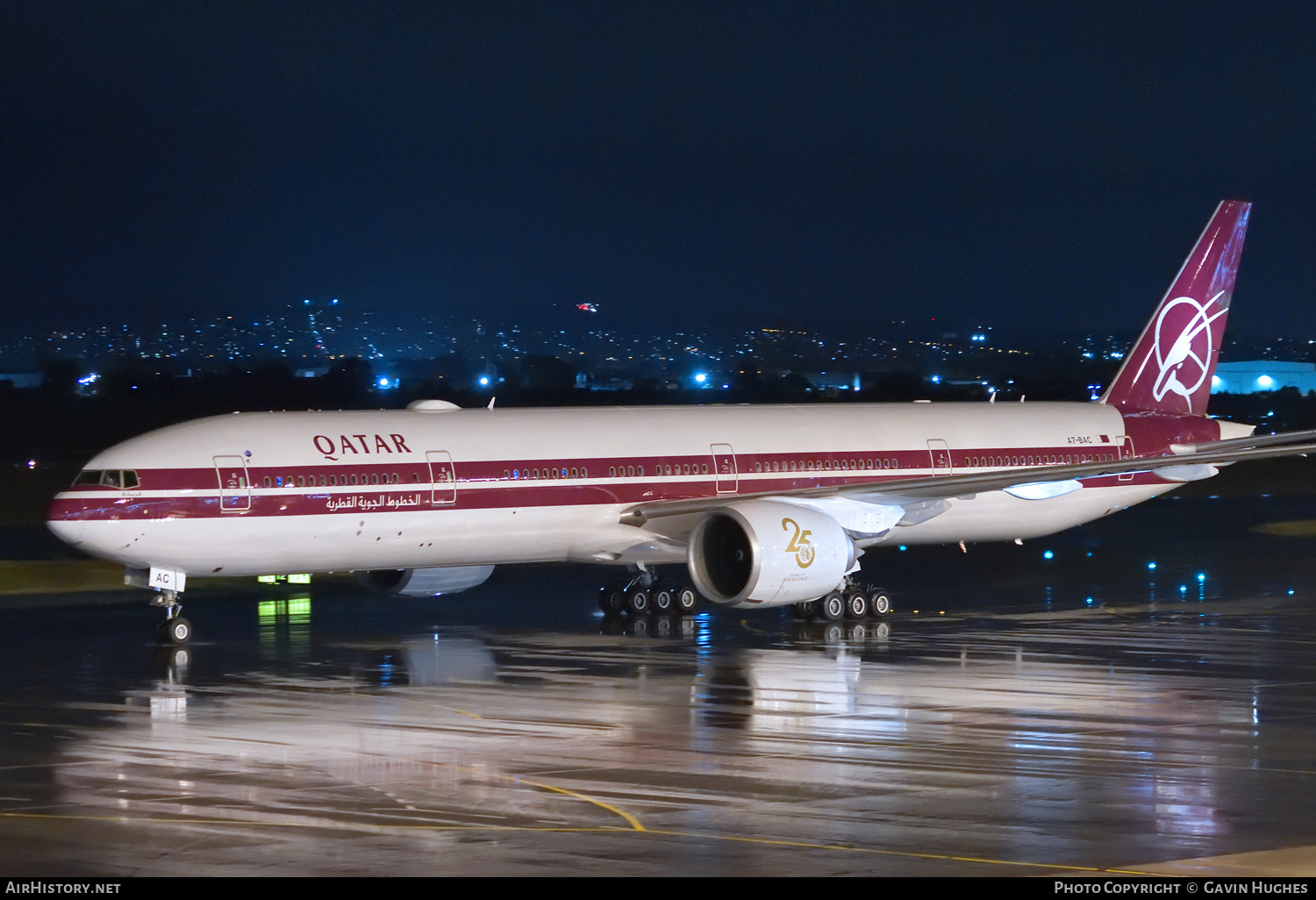 Aircraft Photo of A7-BAC | Boeing 777-3DZ/ER | Qatar Airways | AirHistory.net #458747