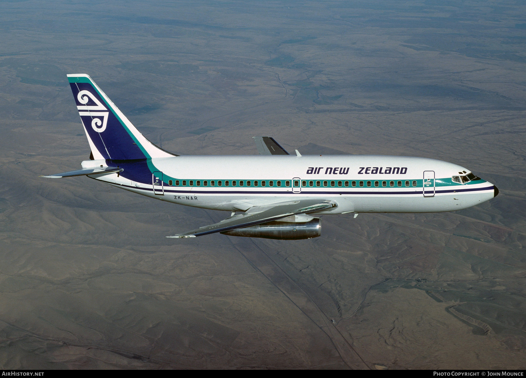 Aircraft Photo of ZK-NAR | Boeing 737-219/Adv | Air New Zealand | AirHistory.net #458757