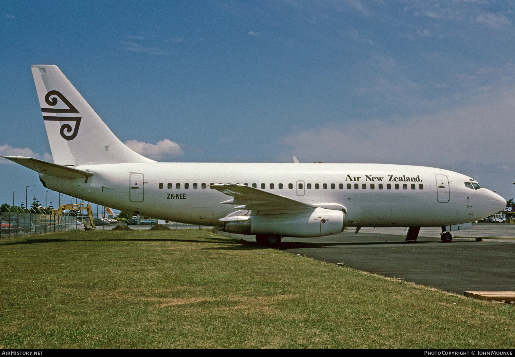 Aircraft Photo of ZK-NEE | Boeing 737-2A6 | Air New Zealand | AirHistory.net #458758
