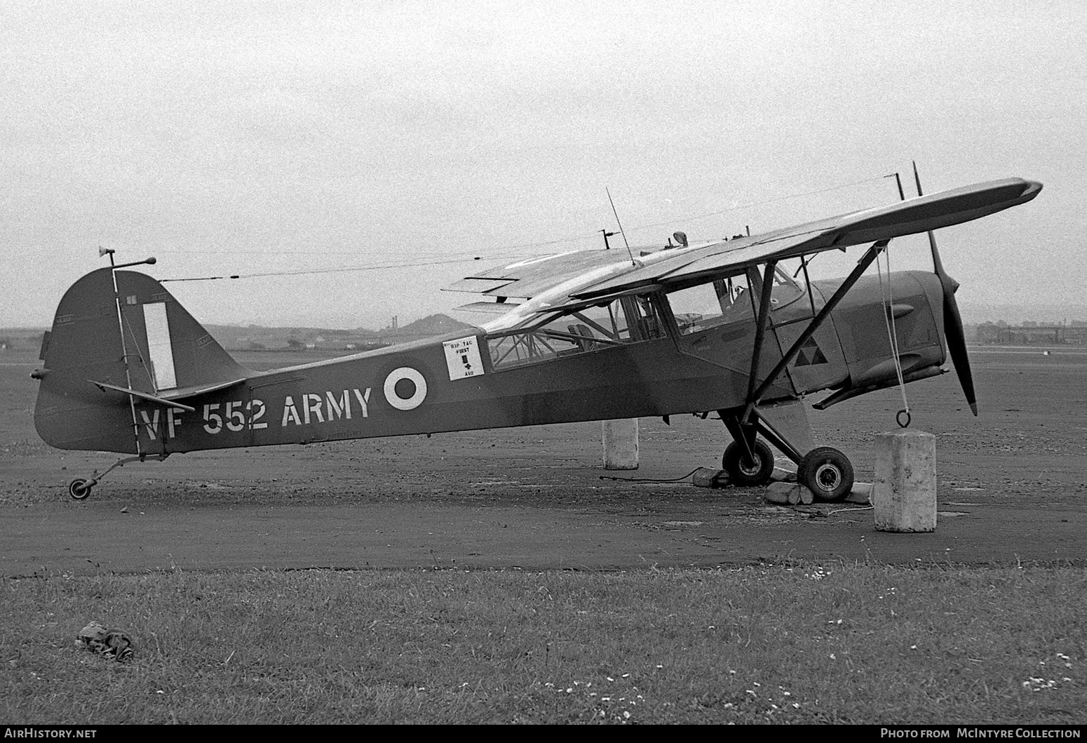 Aircraft Photo of VF552 | Auster AOP6 | UK - Army | AirHistory.net #458764