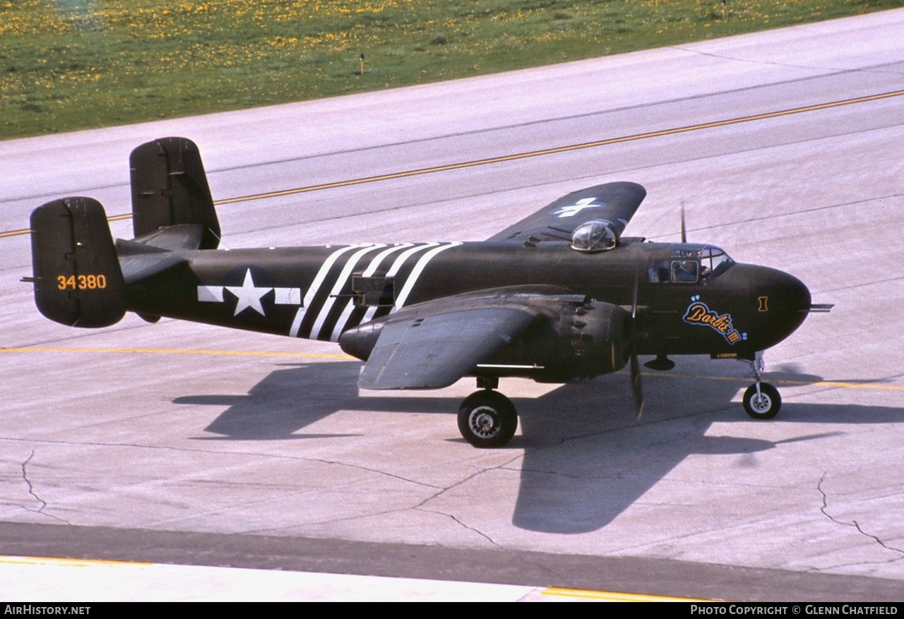 Aircraft Photo of N5548N / 34380 | North American B-25H Mitchell | USA - Air Force | AirHistory.net #458765