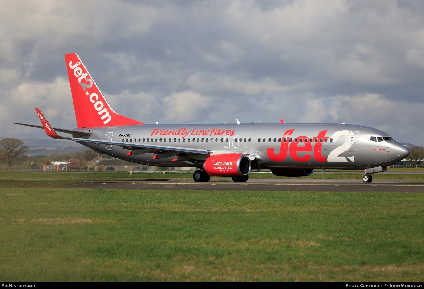 Aircraft Photo of G-JZBA | Boeing 737-800 | Jet2 | AirHistory.net #458779