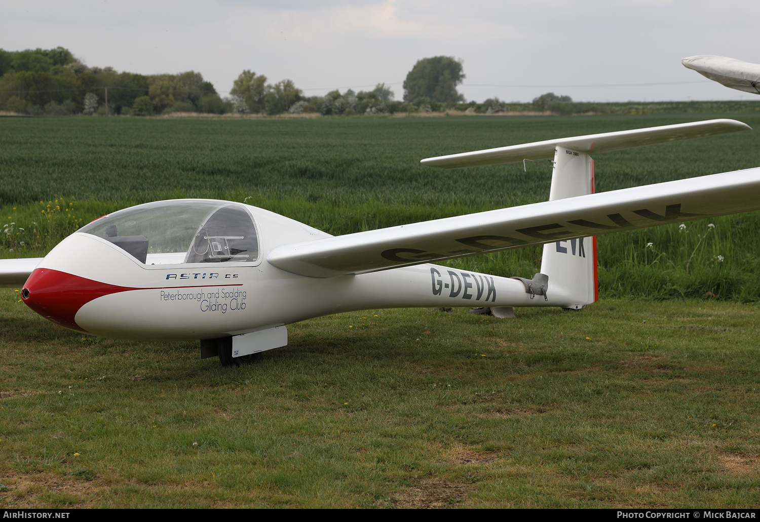 Aircraft Photo of G-DEVK | Grob G-102 Astir CS | Peterborough and Spalding Gliding Club | AirHistory.net #458783