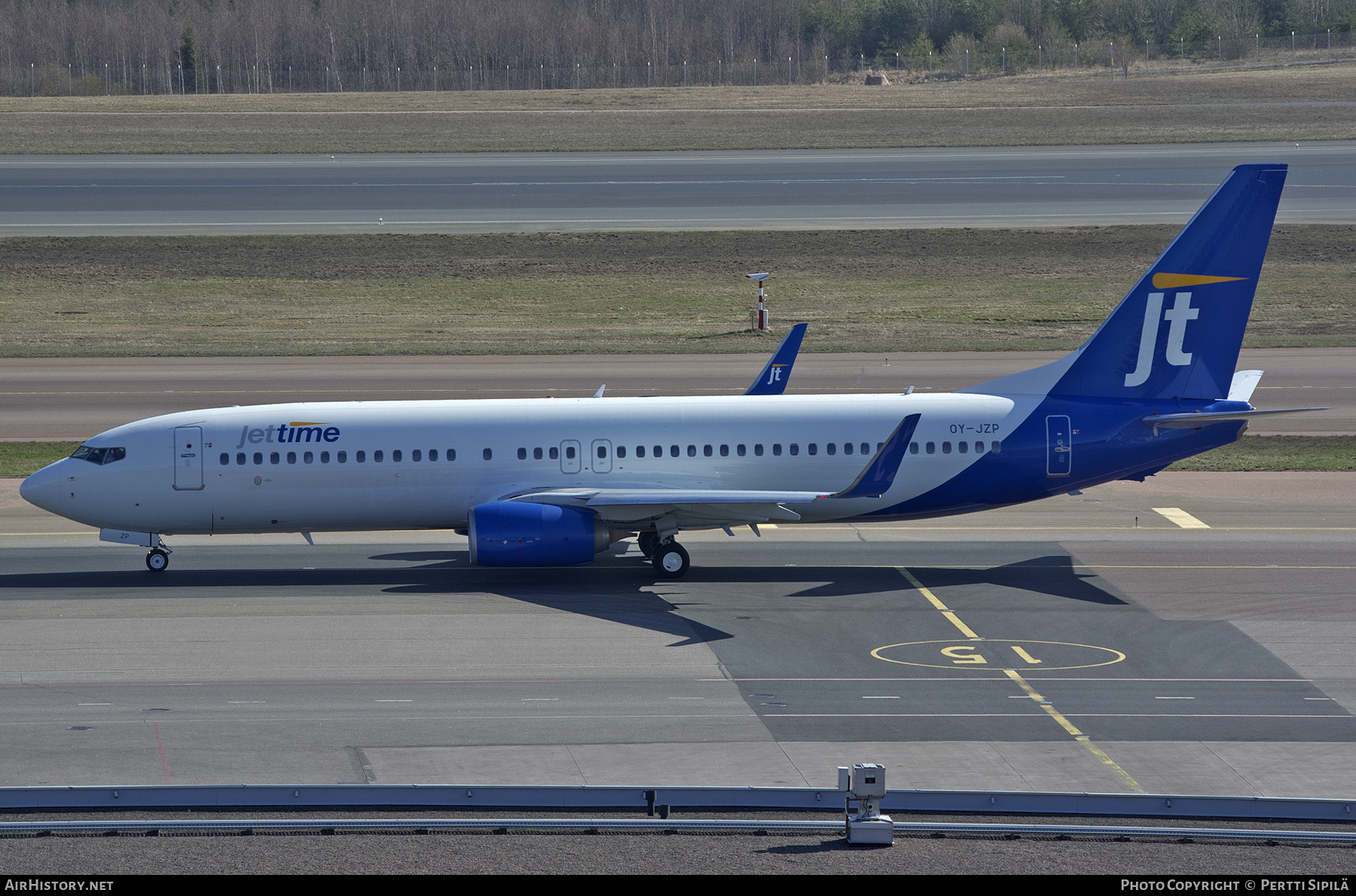 Aircraft Photo of OY-JZP | Boeing 737-8U3 | Jettime | AirHistory.net #458812