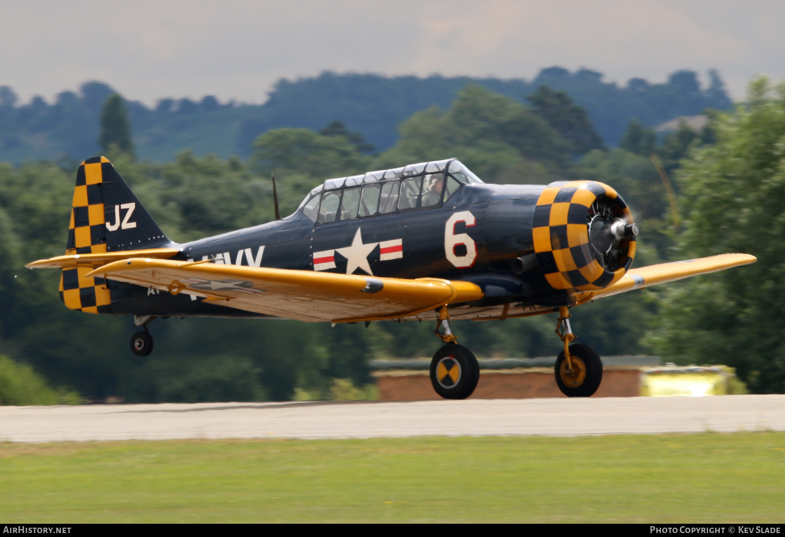 Aircraft Photo of G-TSIX / 111836 | North American AT-6C Harvard IIA | USA - Navy | AirHistory.net #458827