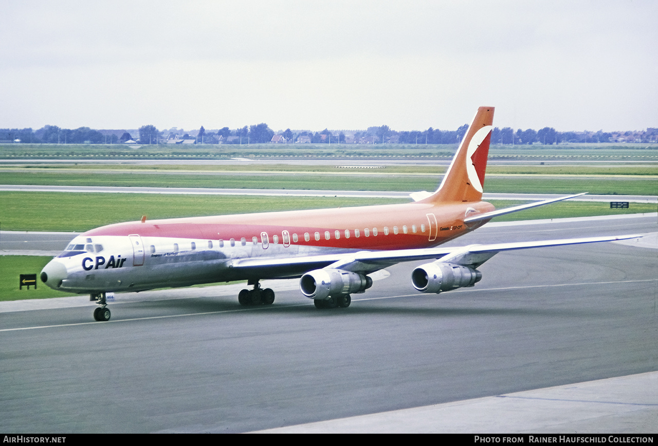 Aircraft Photo of CF-CPT | Douglas DC-8-55CF Jet Trader | CP Air | AirHistory.net #458855