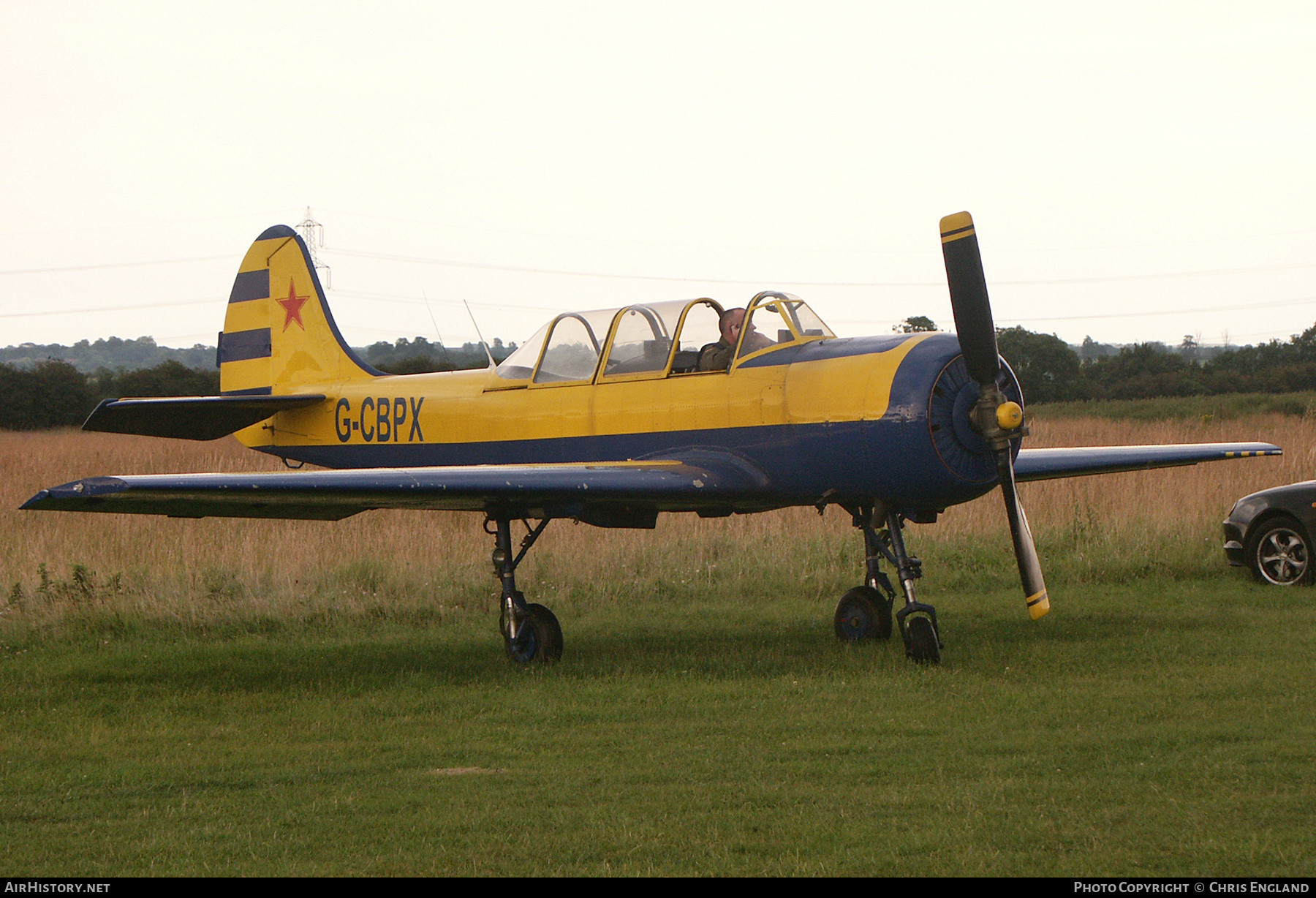 Aircraft Photo of G-CBPX | Yakovlev Yak-52 | AirHistory.net #458859