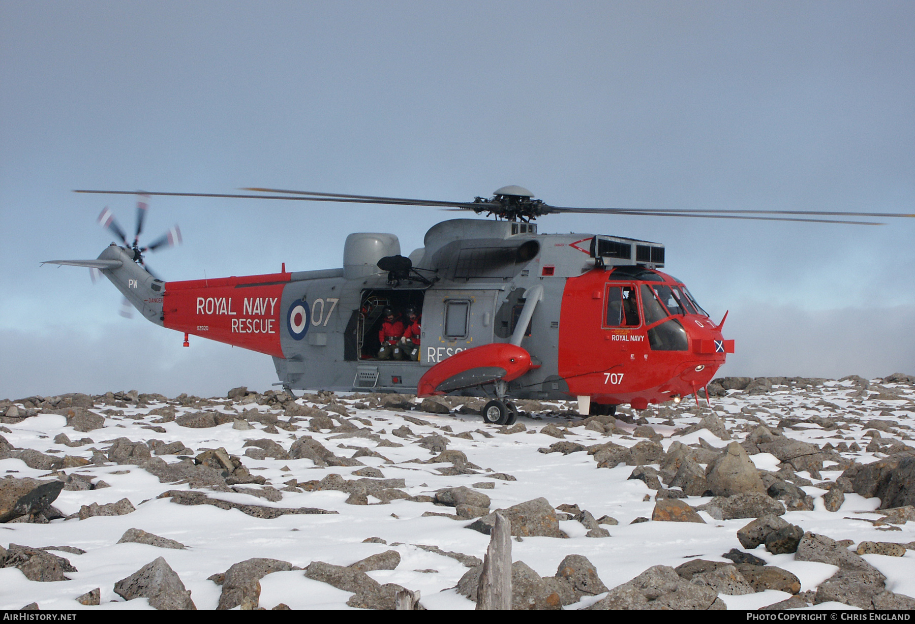 Aircraft Photo of XZ920 | Westland WS-61 Sea King HU5 | UK - Navy | AirHistory.net #458865