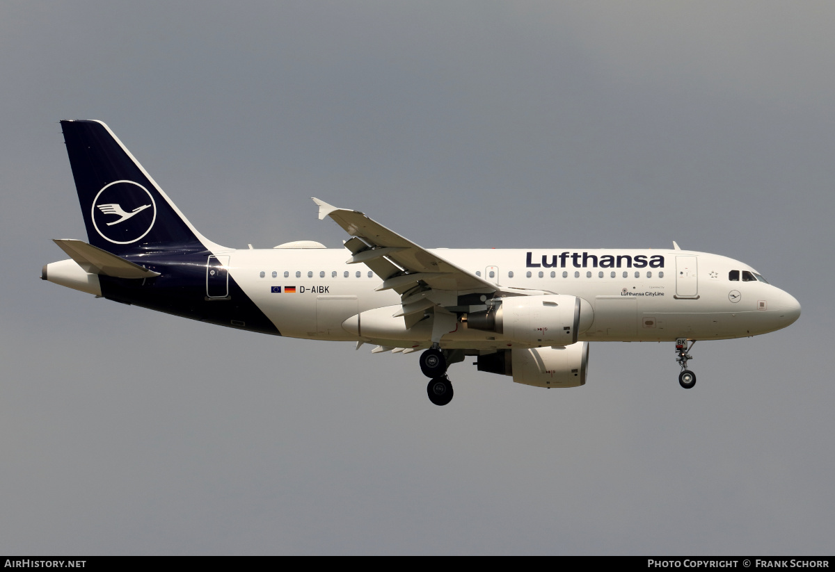 Aircraft Photo of D-AIBK | Airbus A319-112 | Lufthansa | AirHistory.net #458880