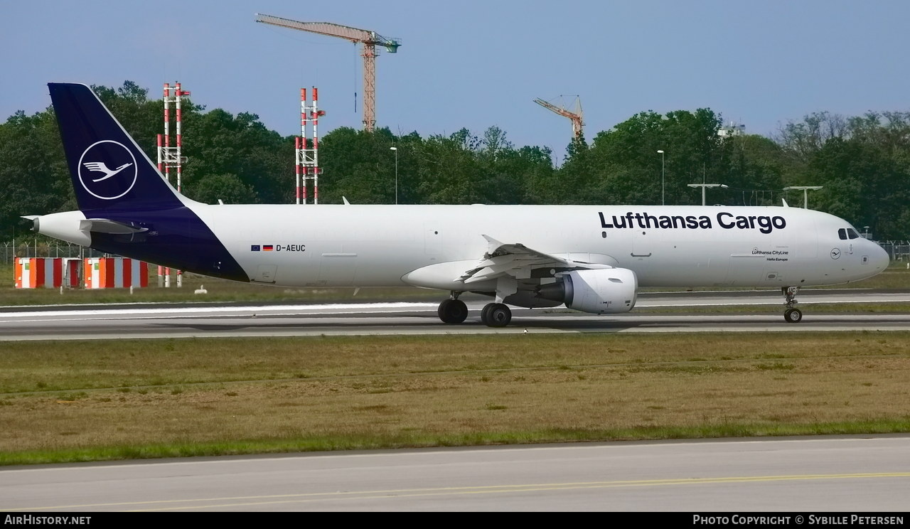 Aircraft Photo of D-AEUC | Airbus A321-211/P2F | Lufthansa Cargo | AirHistory.net #458900