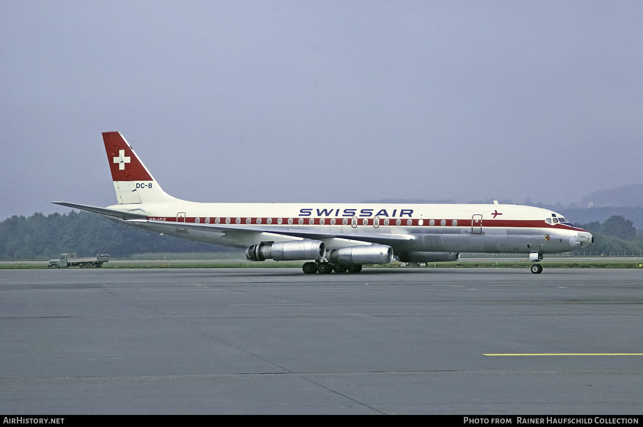 Aircraft Photo of HB-IDE | McDonnell Douglas DC-8-62 | Swissair | AirHistory.net #458901