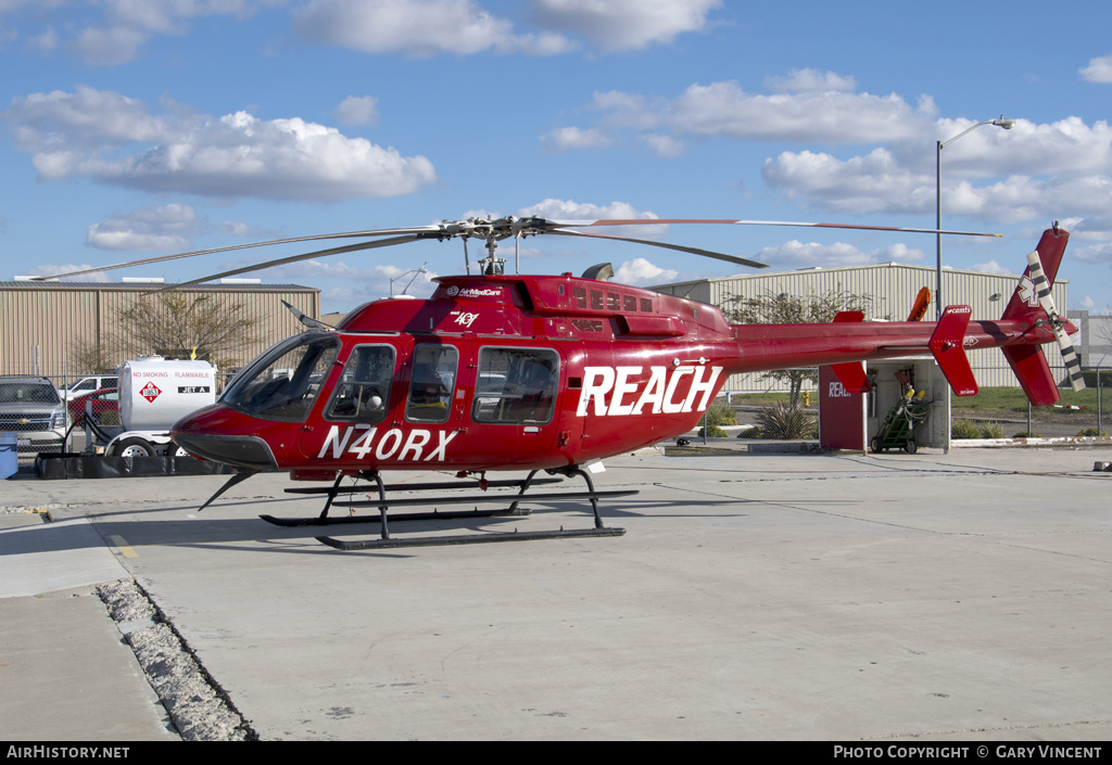 Aircraft Photo of N40RX | Bell 407 | Reach Air Medical Services | AirHistory.net #458902