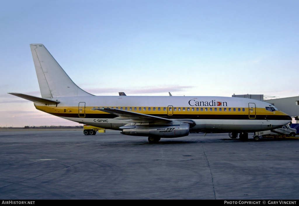 Aircraft Photo of C-GPWC | Boeing 737-2K9/Adv | Canadian Airlines | AirHistory.net #458910