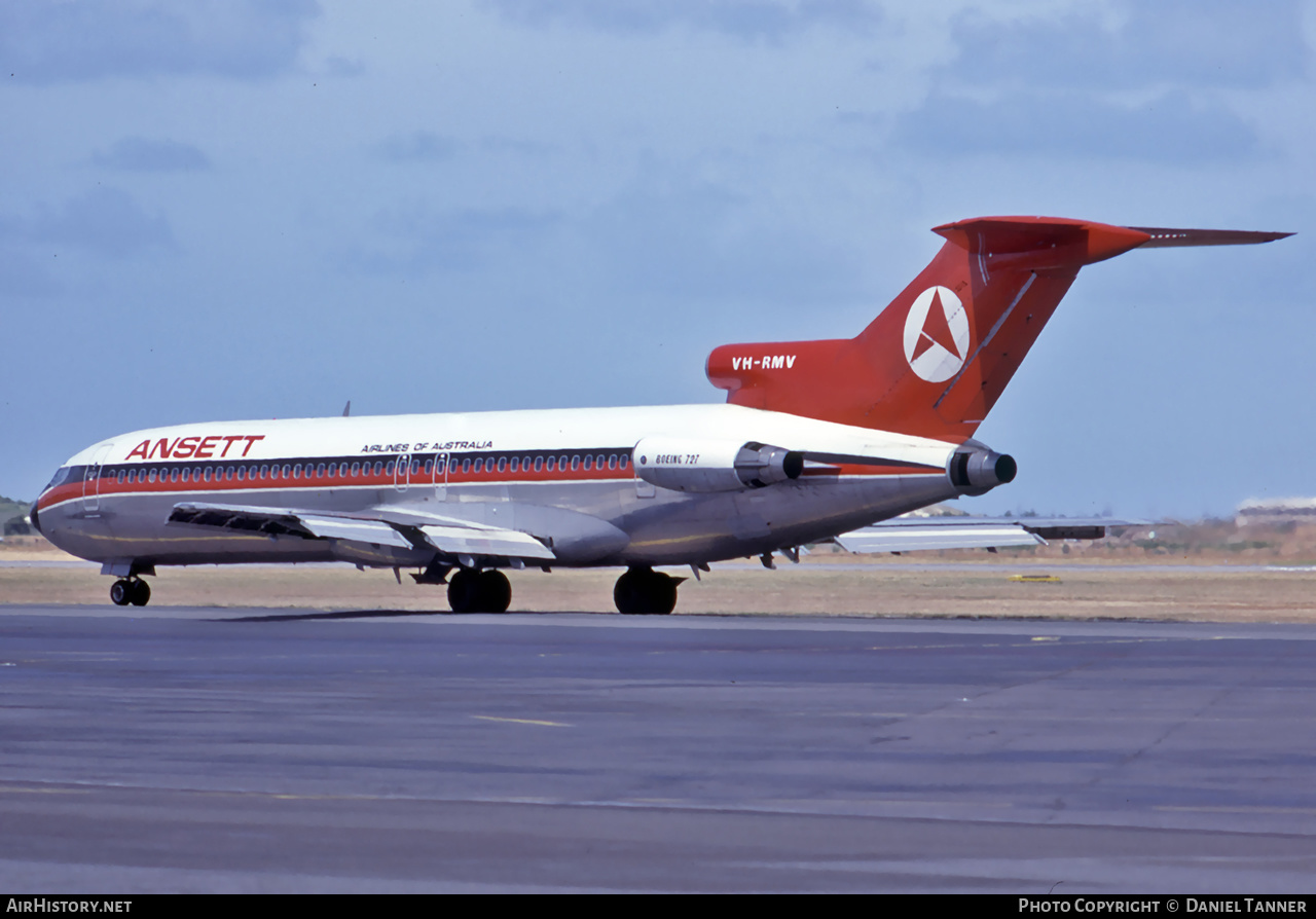 Aircraft Photo of VH-RMV | Boeing 727-277/Adv(F) | Ansett Airlines of Australia | AirHistory.net #458956