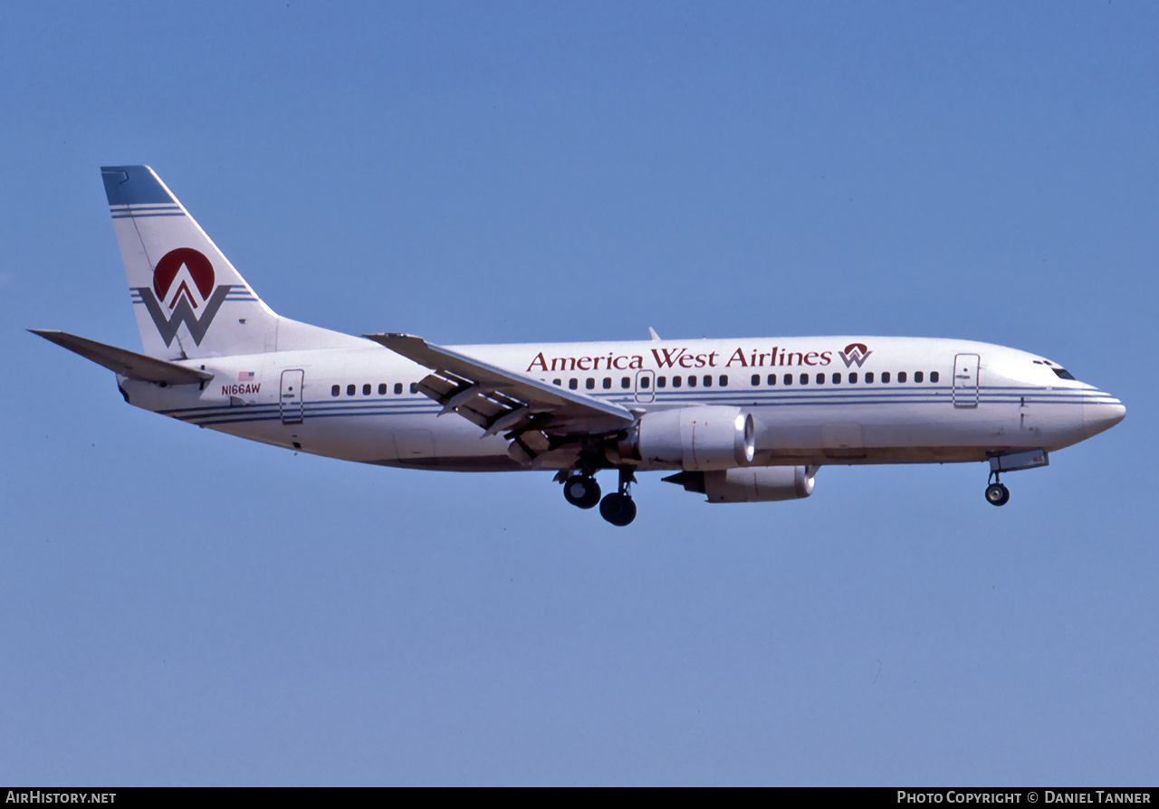 Aircraft Photo of N166AW | Boeing 737-33A | America West Airlines | AirHistory.net #458967