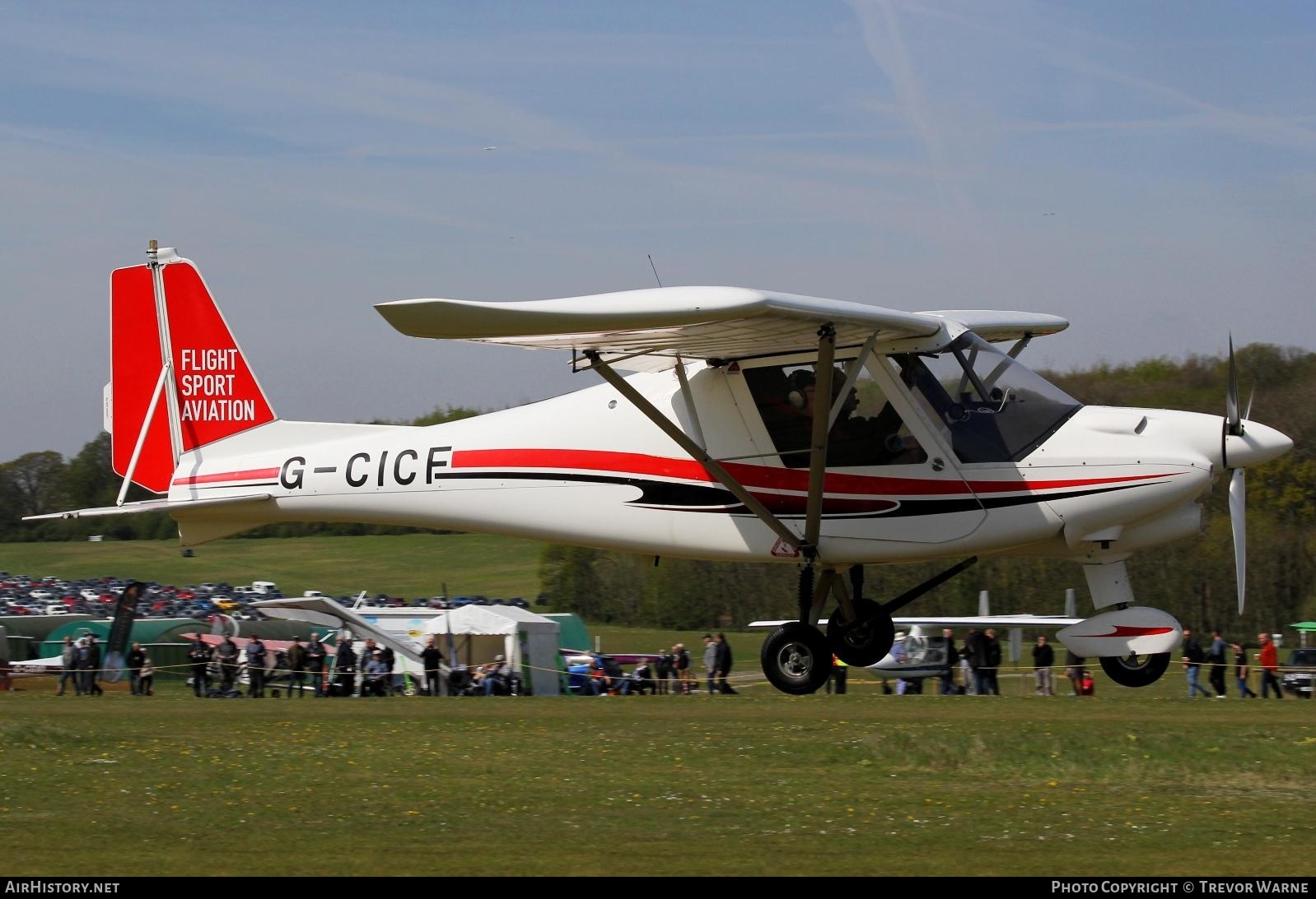 Aircraft Photo of G-CICF | Comco Ikarus C42-FB80 Bravo | Flight Support Aviation | AirHistory.net #458992