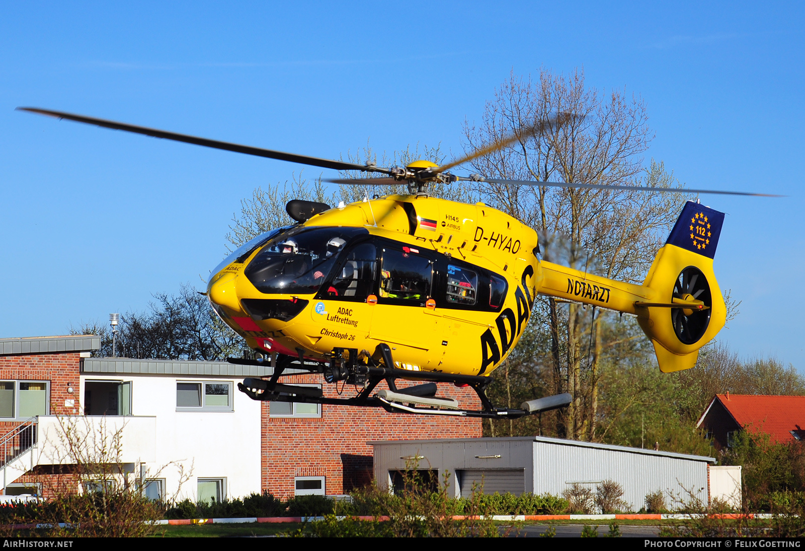 Aircraft Photo of D-HYAO | Airbus Helicopters H-145 (BK-117D-2) | ADAC Luftrettung | AirHistory.net #459034