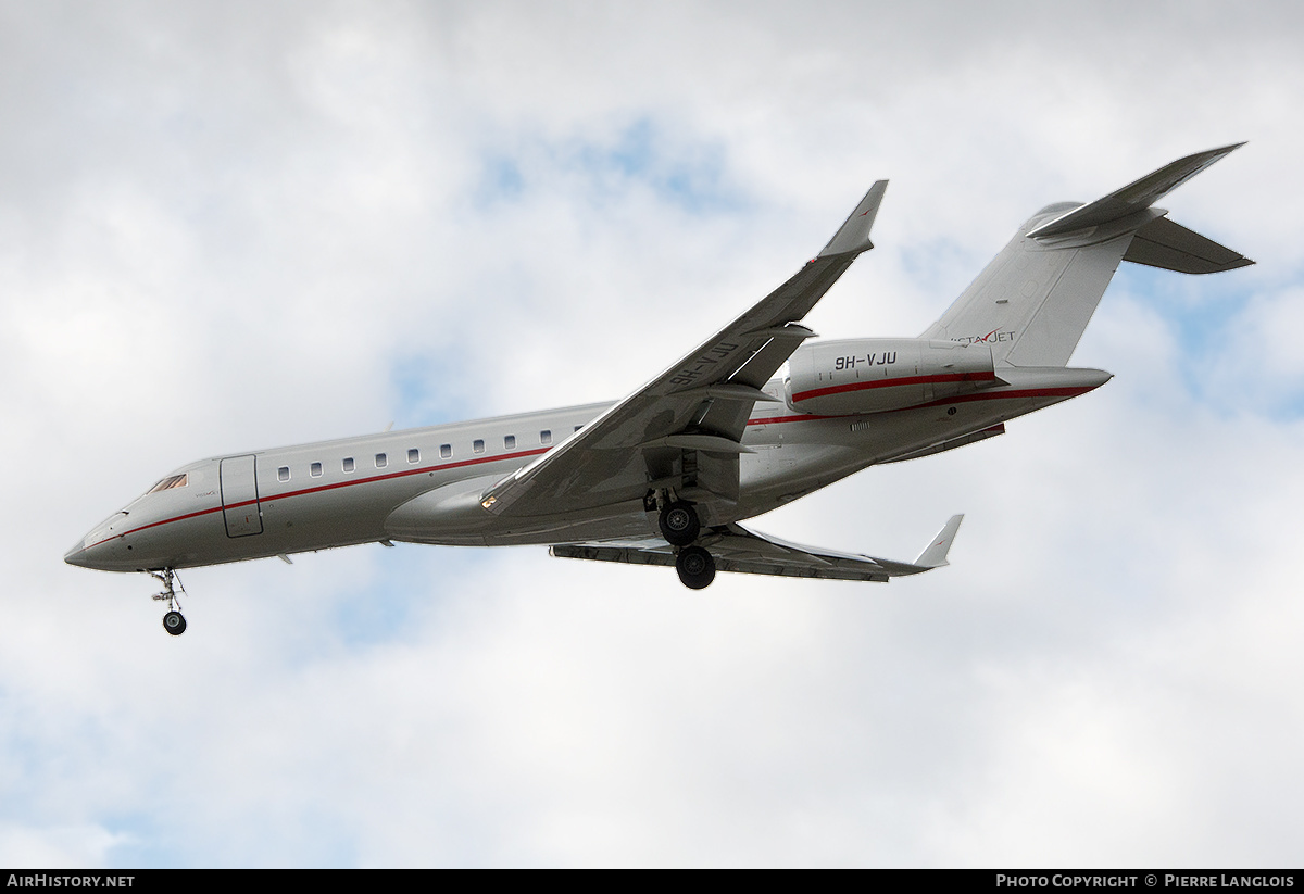 Aircraft Photo of 9H-VJU | Bombardier Global 5000 (BD-700-1A11) | VistaJet | AirHistory.net #459061