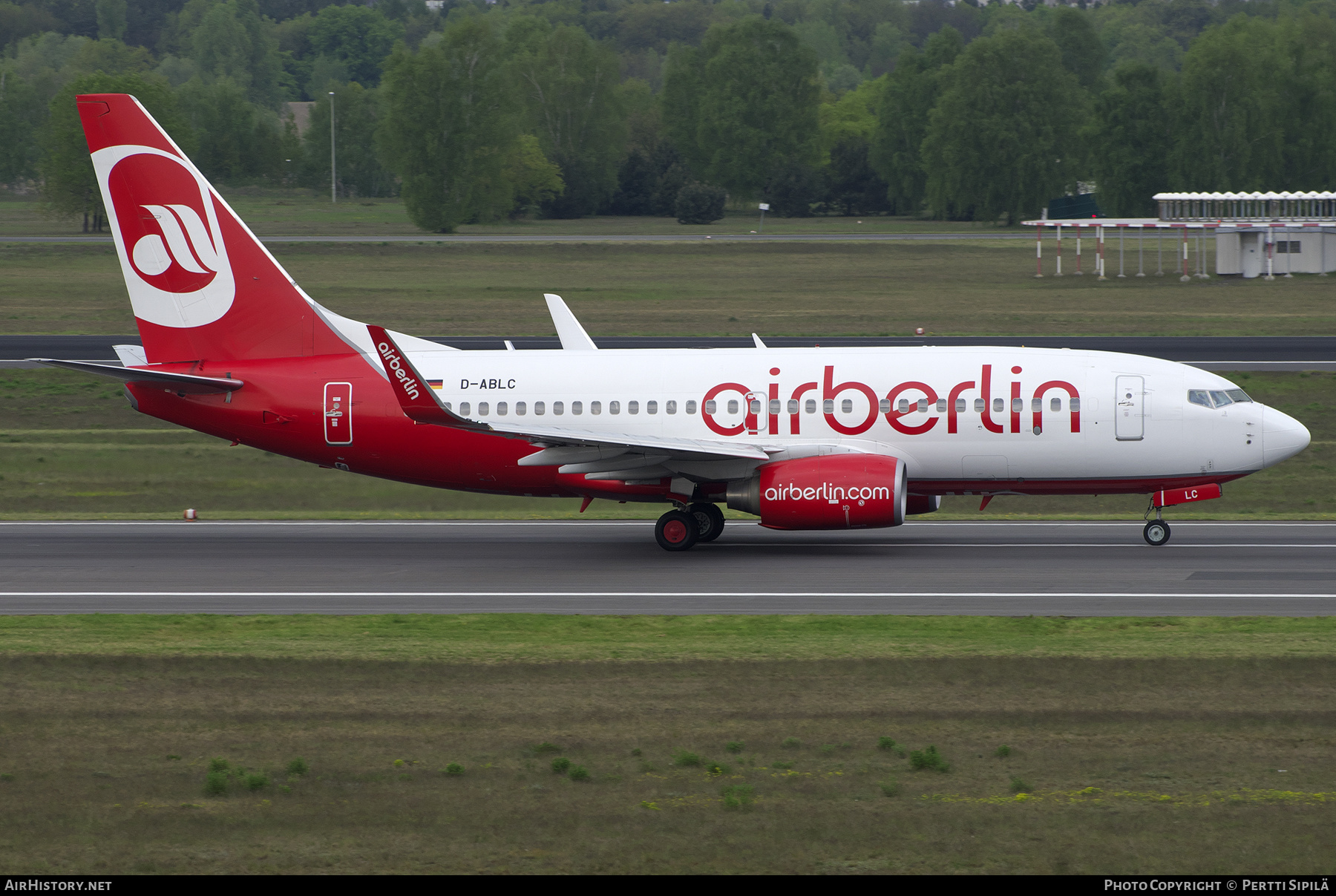 Aircraft Photo of D-ABLC | Boeing 737-76J | Air Berlin | AirHistory.net #459077