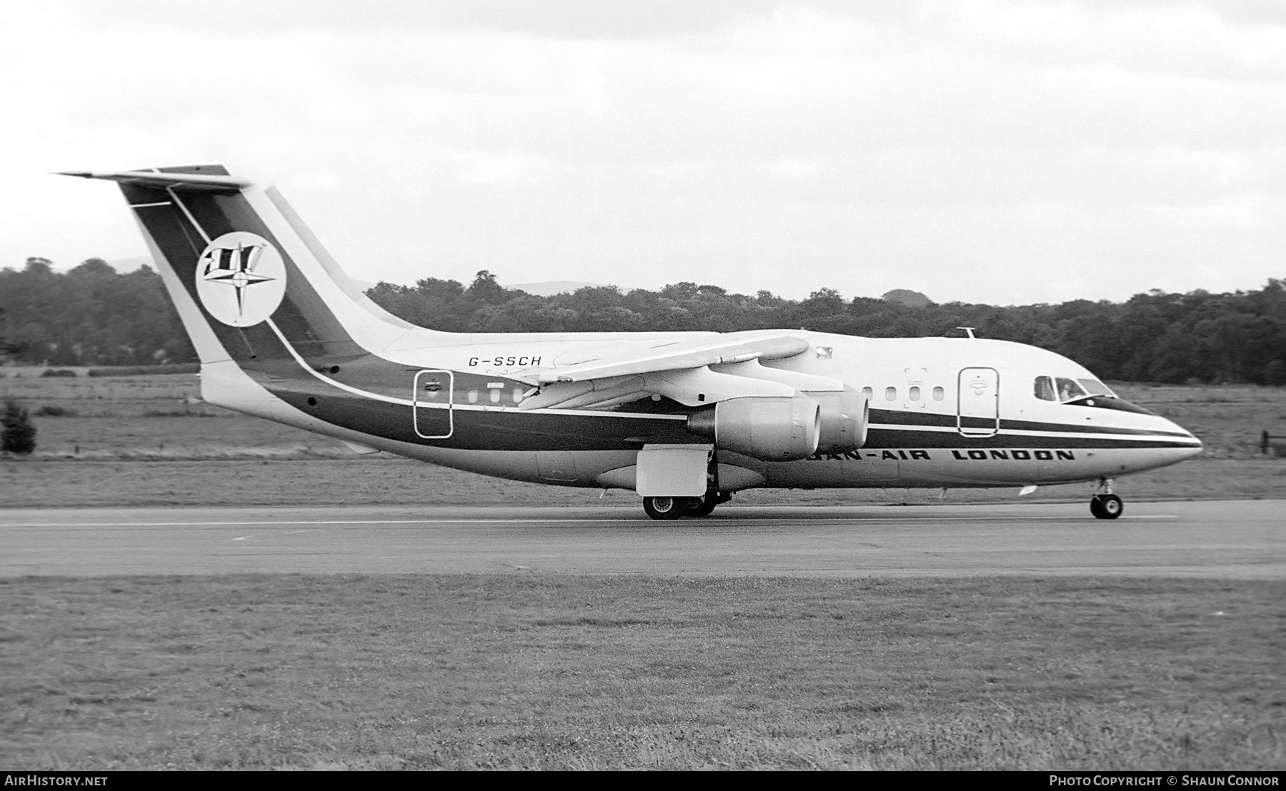 Aircraft Photo of G-SSCH | British Aerospace BAe-146-100 | Dan-Air London | AirHistory.net #459080