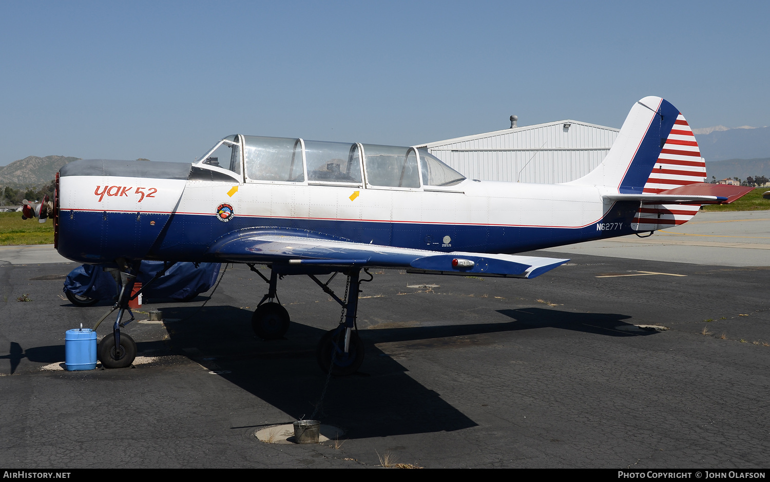 Aircraft Photo of N6277Y | Yakovlev Yak-52 | AirHistory.net #459092