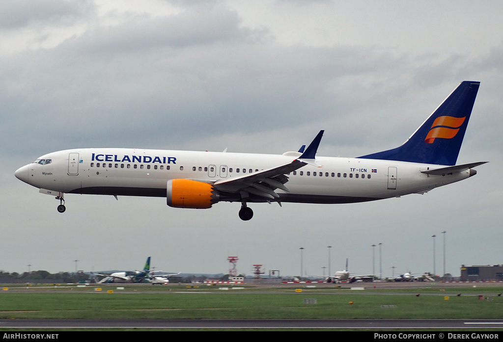 Aircraft Photo of TF-ICN | Boeing 737-8 Max 8 | Icelandair | AirHistory.net #459095