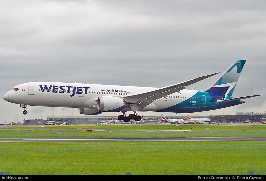 Aircraft Photo of C-GYRS | Boeing 787-9 Dreamliner | WestJet | AirHistory.net #459101