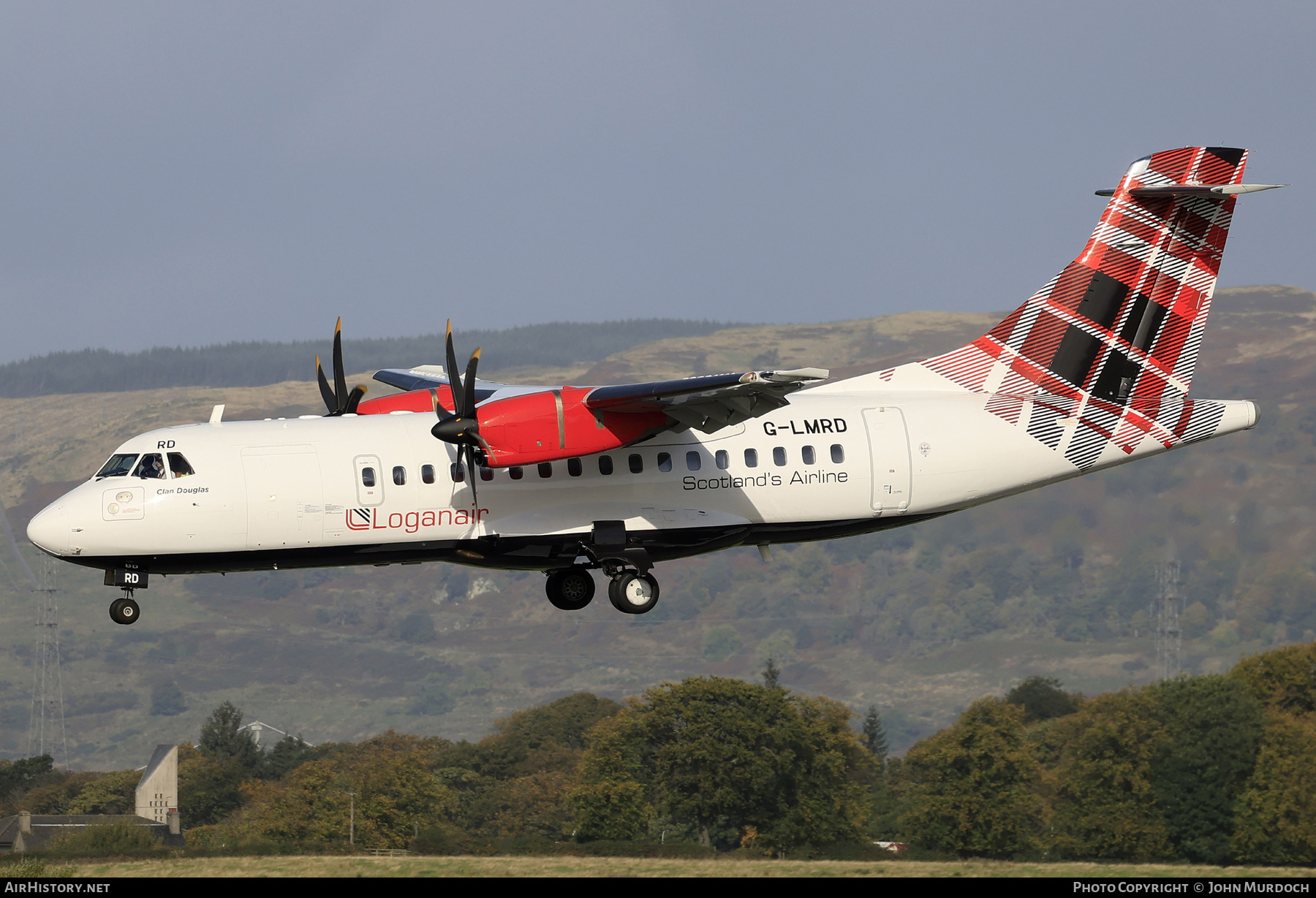 Aircraft Photo of G-LMRD | ATR ATR-42-500 | Loganair | AirHistory.net #459120