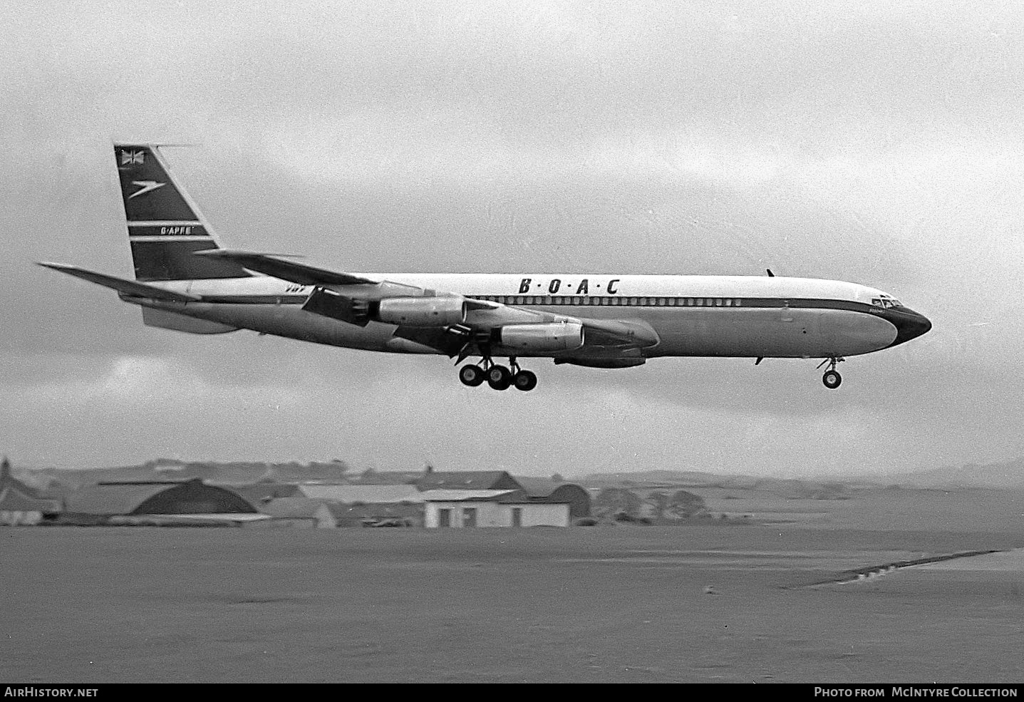 Aircraft Photo of G-APFE | Boeing 707-436 | BOAC - British Overseas Airways Corporation | AirHistory.net #459174