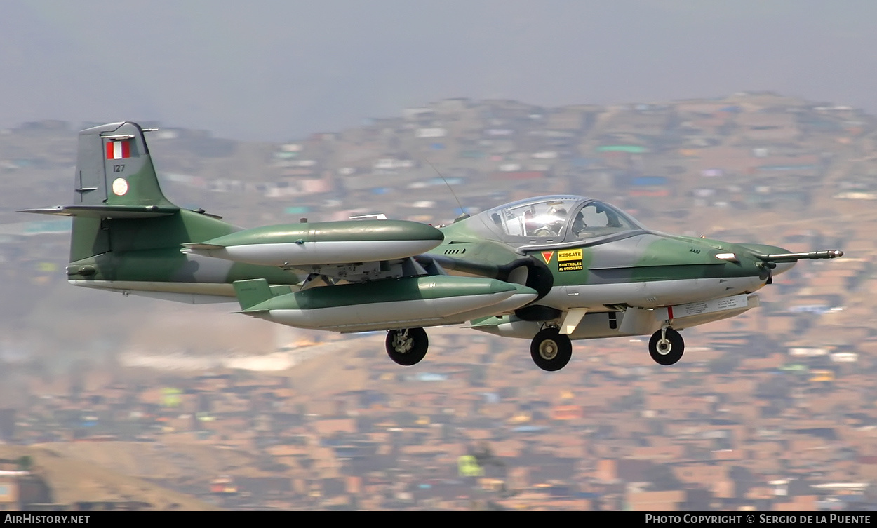 Aircraft Photo of 127 | Cessna A-37B Dragonfly (318E) | Peru - Air Force | AirHistory.net #459186