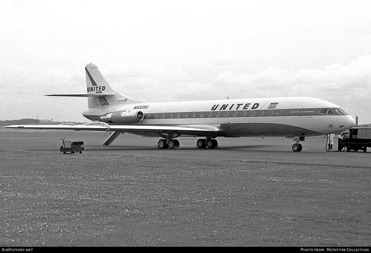 Aircraft Photo of N1005U | Sud SE-210 Caravelle VI-R | United Air Lines | AirHistory.net #459187