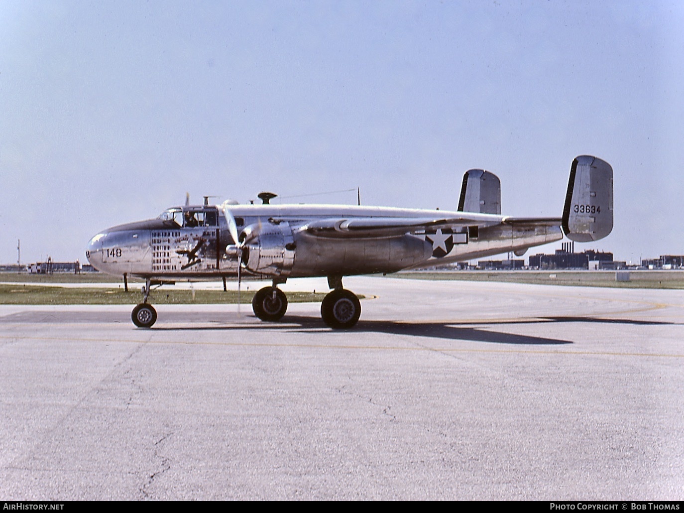 Aircraft Photo of N3774 / 33634 | North American B-25D Mitchell | USA - Air Force | AirHistory.net #459193