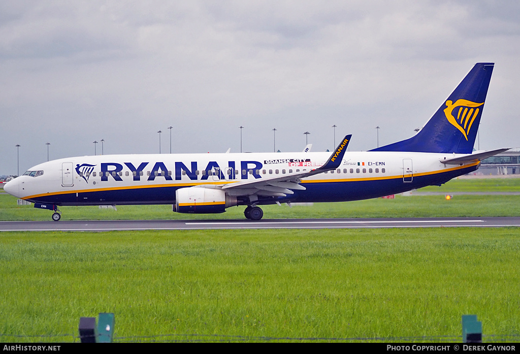 Aircraft Photo of EI-EMN | Boeing 737-8AS | Ryanair | AirHistory.net #459332