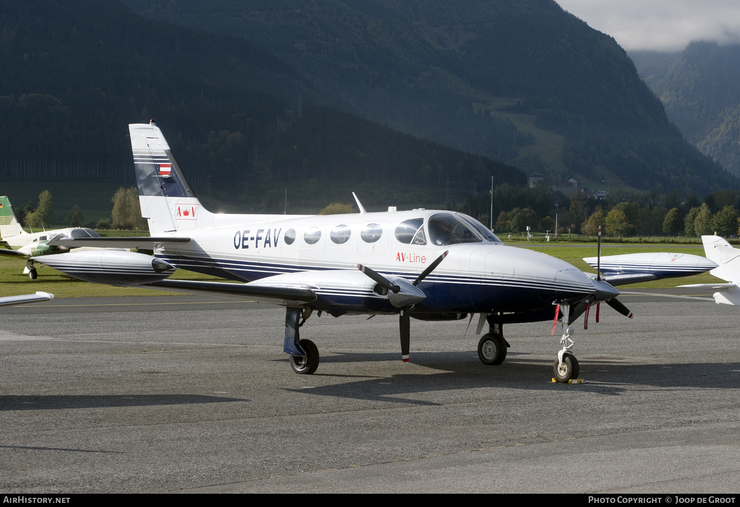 Aircraft Photo of OE-FAV | Cessna 340A | AV-Line | AirHistory.net #459348