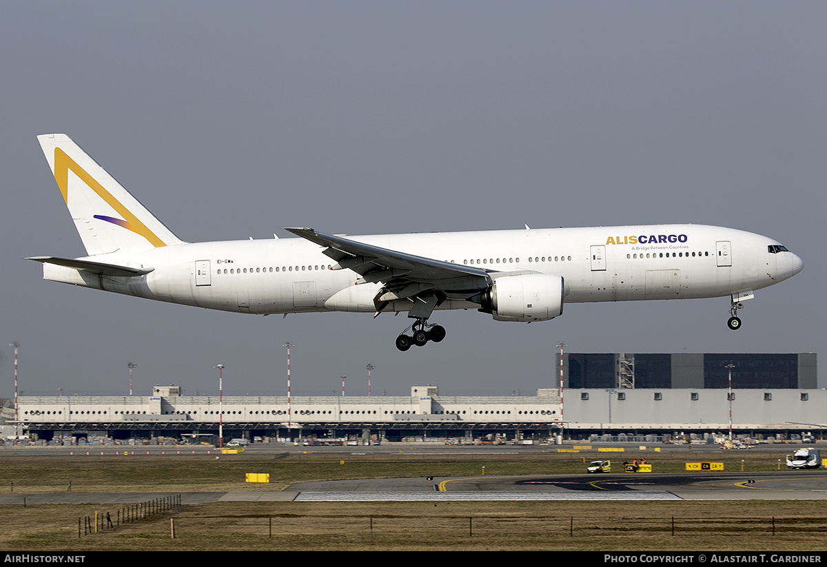 Aircraft Photo of EI-GWA | Boeing 777-212/ER | AlisCargo Airlines | AirHistory.net #459353