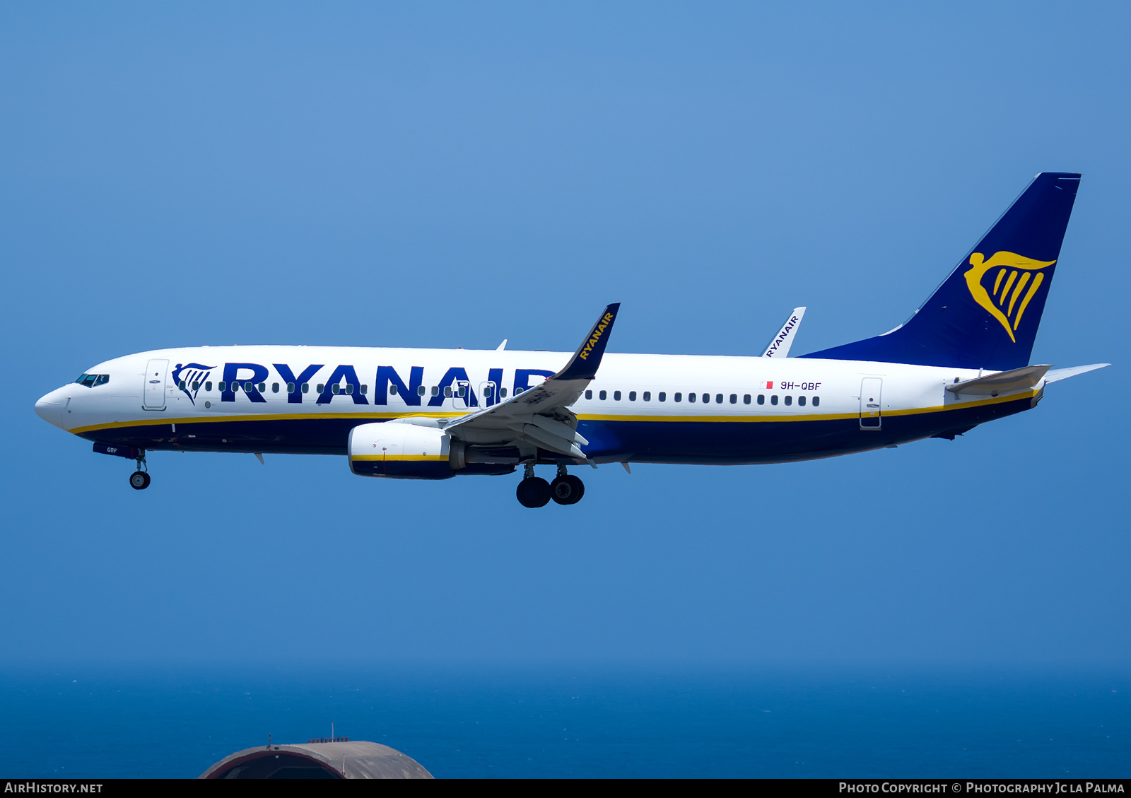 Aircraft Photo of 9H-QBF | Boeing 737-800 | Ryanair | AirHistory.net #459363