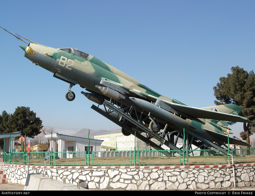 Aircraft Photo of 82 | Sukhoi Su-22M4 | Afghanistan - Air Force | AirHistory.net #459379